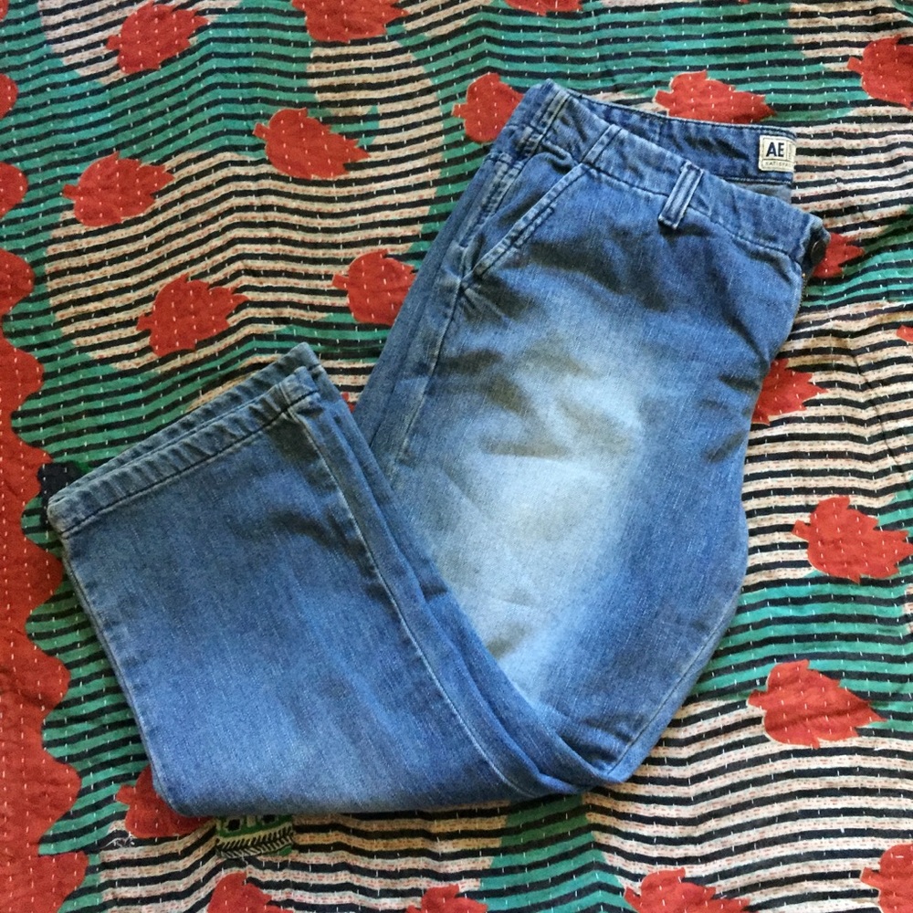 Vintage American eagle denim capris size 6